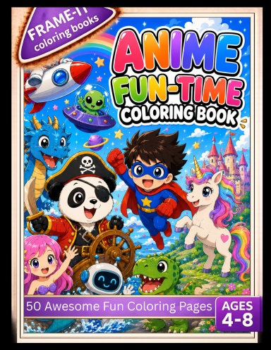 Anime Fun Time Coloring 4-8