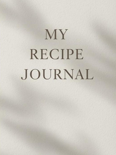 My Recipe Journal