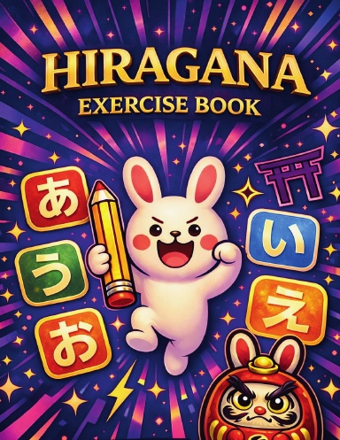 Hiragana Exercise Book