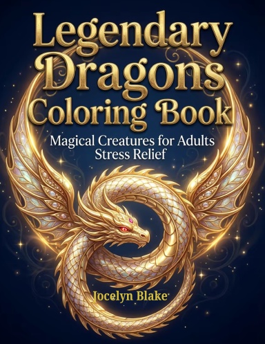 Legendary Dragons Coloring Book