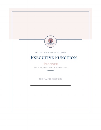 Executive Function Planner for Adults