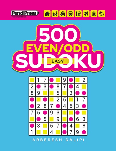 500 Easy Even/Odd Sudoku