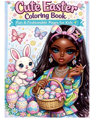 Cute Easter Coloring Book