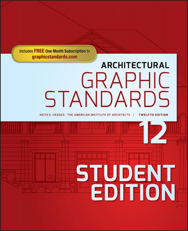Architectural Graphic Standards, Student Edition 12th Edition