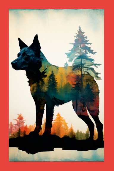 Dog Fantasy: AI Paints Nature