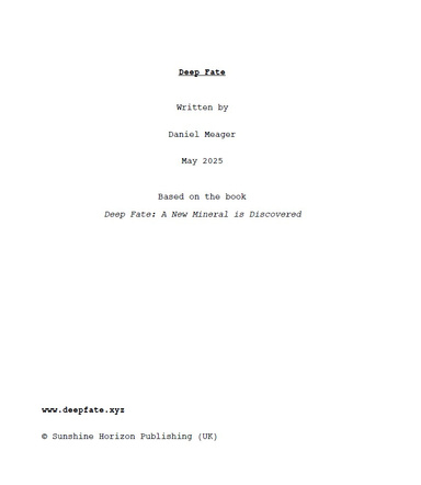 Deep Fate (Full Length Feature Screenplay ebook)