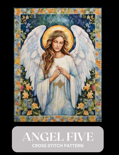 ANGEL FIVE CROSS STITCH PATTERN
