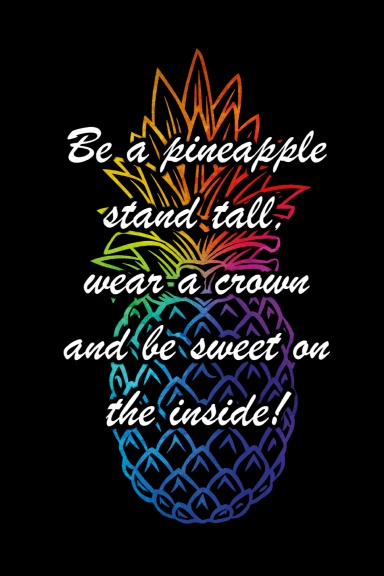 Be A Pineapple Notebook