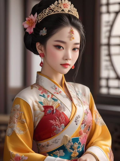 Enchanting and Dignified Chinese Princess