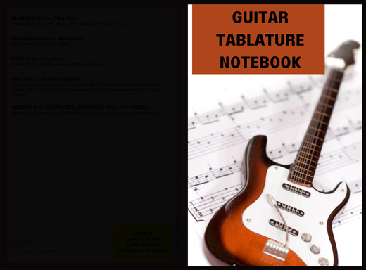 GUITAR  TABLATURE NOTEBOOK