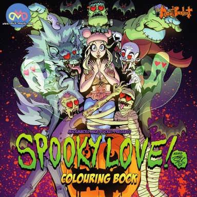 Spooky Love Colouring Book