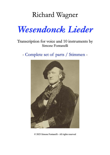 Richard Wagner - WESENDONCK LIEDER - Transcription For Voice And 10 ...