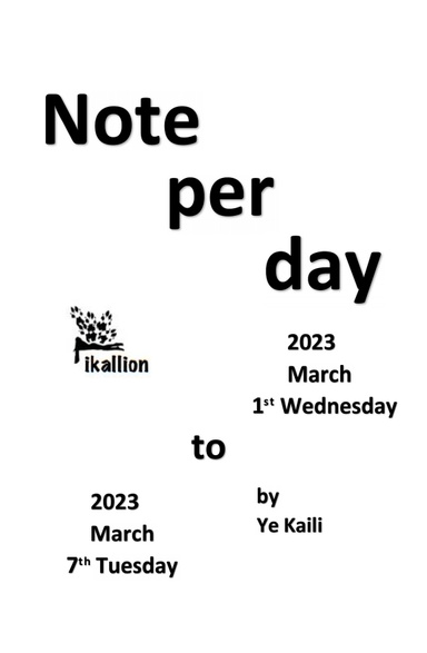 Note per day 202303 01-07