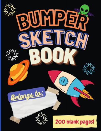 Bumper Sketch Book (Space Theme)