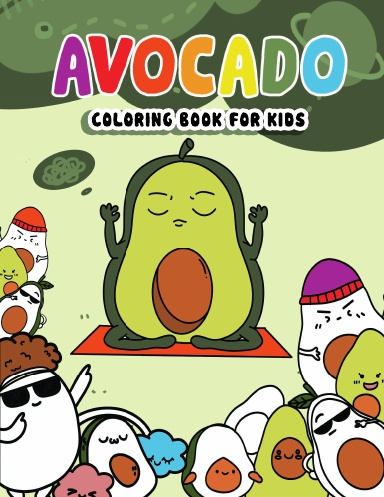 Avocado Coloring Book