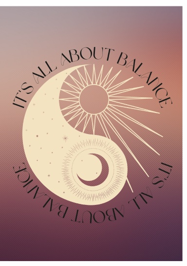 It's all about Balance - Manifestation Journal