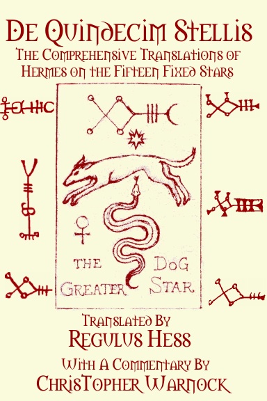 De Quindecim Stellis: The Book of Hermes on the 15 Fixed Stars - Prelaunch