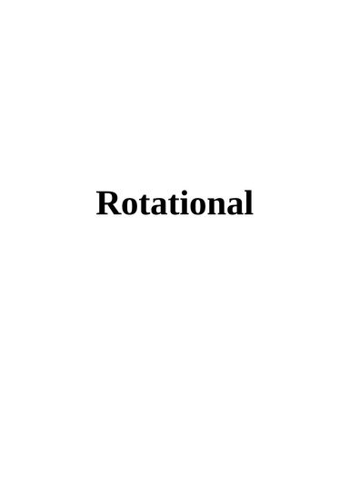 Rotational