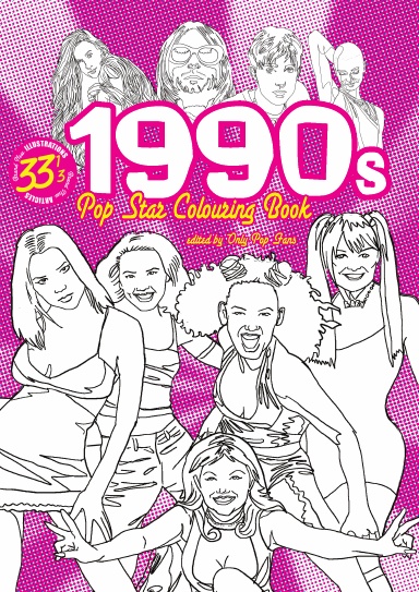 1990s Pop Star Colouring Book