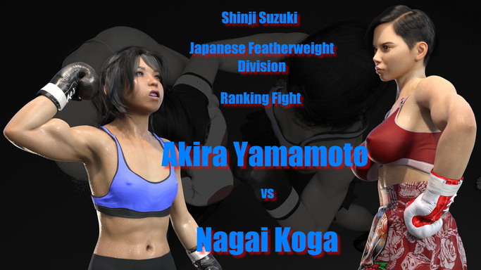 Featherweight Boxing - Akira Yamamoto vs Nagai Koga