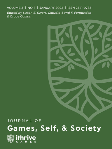 Journal of Games, Self, & Society, Vol. 1, No. 3
