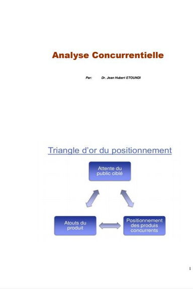 analyse concurrentielle
