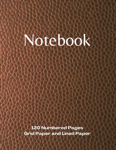 Coil Bound 8.5x11 Notebook with 120 Numbered Pages