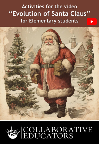 Activities for the video "Evolution of Santa Claus" for Elementary