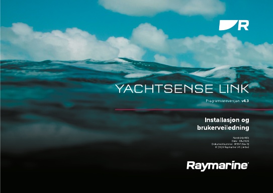 (Norsk) YachtSense Link (v4.3) Installasjon og brukerveiledning (81397, Rev 9) (NO)