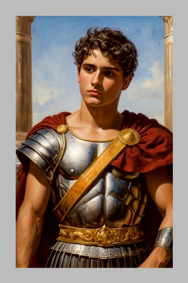 Portraits of Handsome and Brave Citizens of Ancient Rome