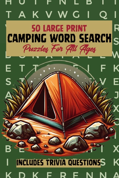 Camping Word Search Puzzle Book