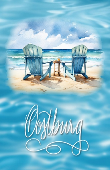 Oostburg Lined Journal with Watercolor Beach Scene