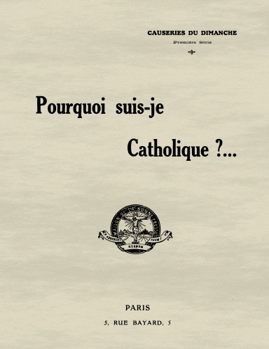 Causeries du dimanche - Série 1