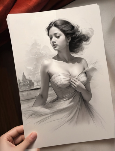 Sketches of Beautiful and Charming Women