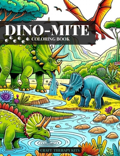 Dino-Mite | Adult Coloring Book