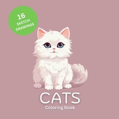 Cats Coloring Book