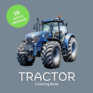 Tractor Colouring Book