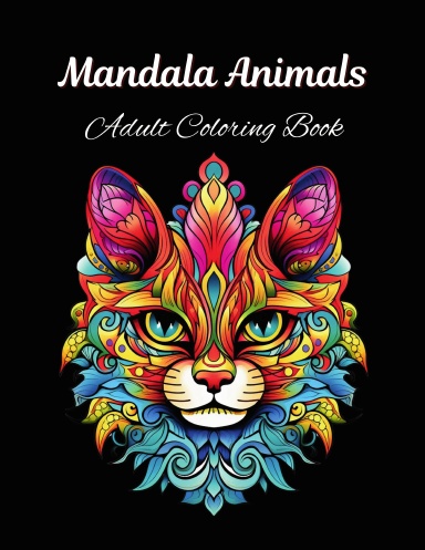 Mandala Animals Coloring book for adults