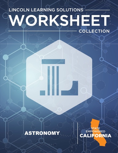CA Astronomy - Worksheet Collections 2526