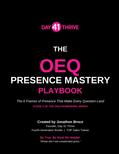 OEQ Presence Mastery Playbook