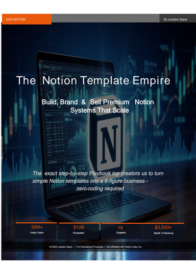 Build a Notion Template Empire