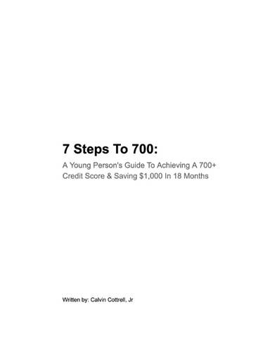 7 Steps To 700