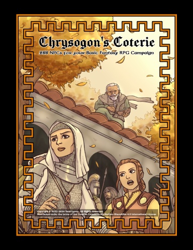 Chrysogons Coterie (alternate cover paperback)