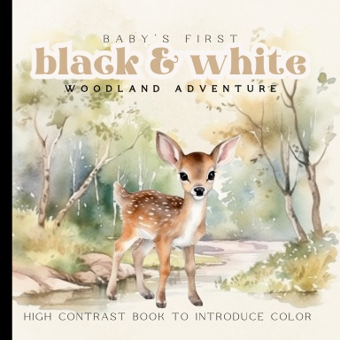 Baby First Black and White Woodland Creatures Book