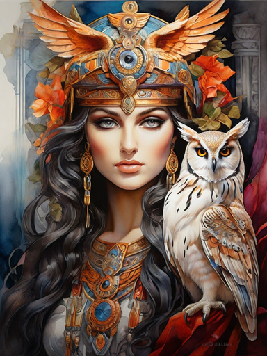 The Goddess Who Jumped Out of Zeus' Head