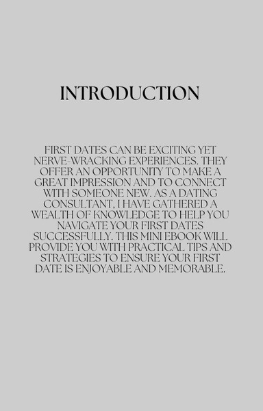 The Ultimate Guide to a Successful First Date