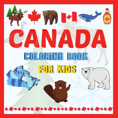 Canada coloring book for kids