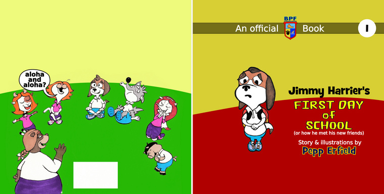 Jimmy Harrier's First day of School