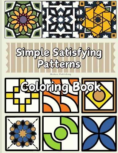 Simple Satisfying Patterns Coloring Book