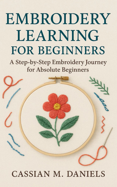 Embroidery learning for beginners